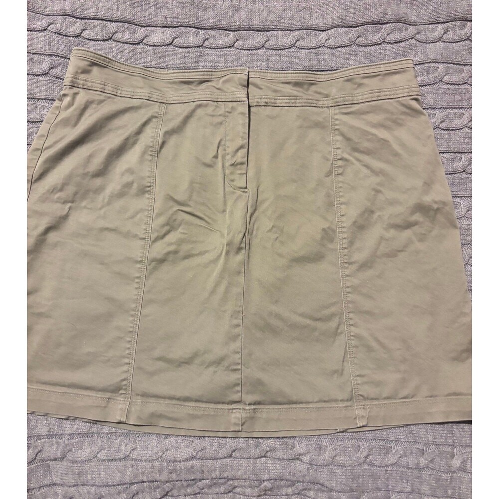 Briggs New York Comfort Waistband Khaki Active Skort Stretch